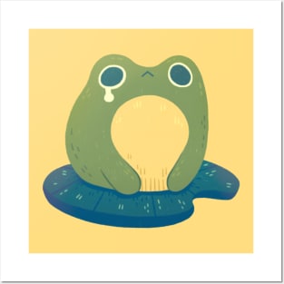 Sad Frog Posters and Art